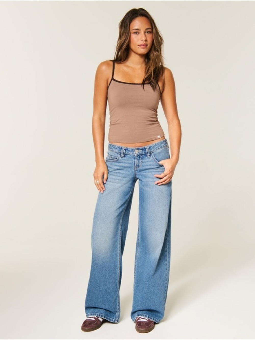 Hollister, low rise, super baggy jeans NWT